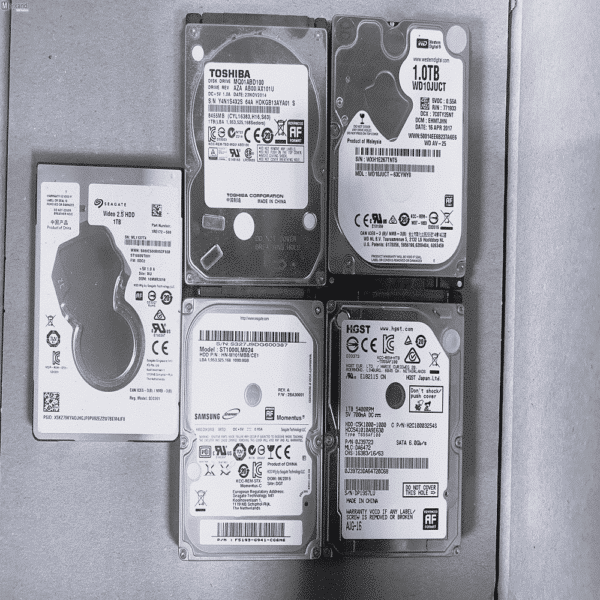 1000TB 2.5" Hard drives GRADE A