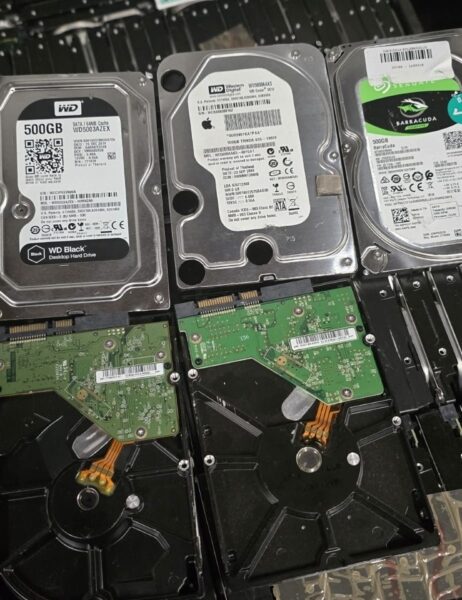 500GB HDDs (3.5-inch) from Various Top Brands