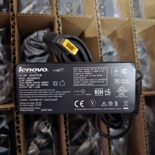 Lenovo Square Plug 45W Charger NEW